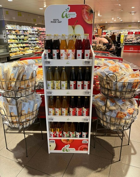 Appeven Fruitsappen winkel display 1